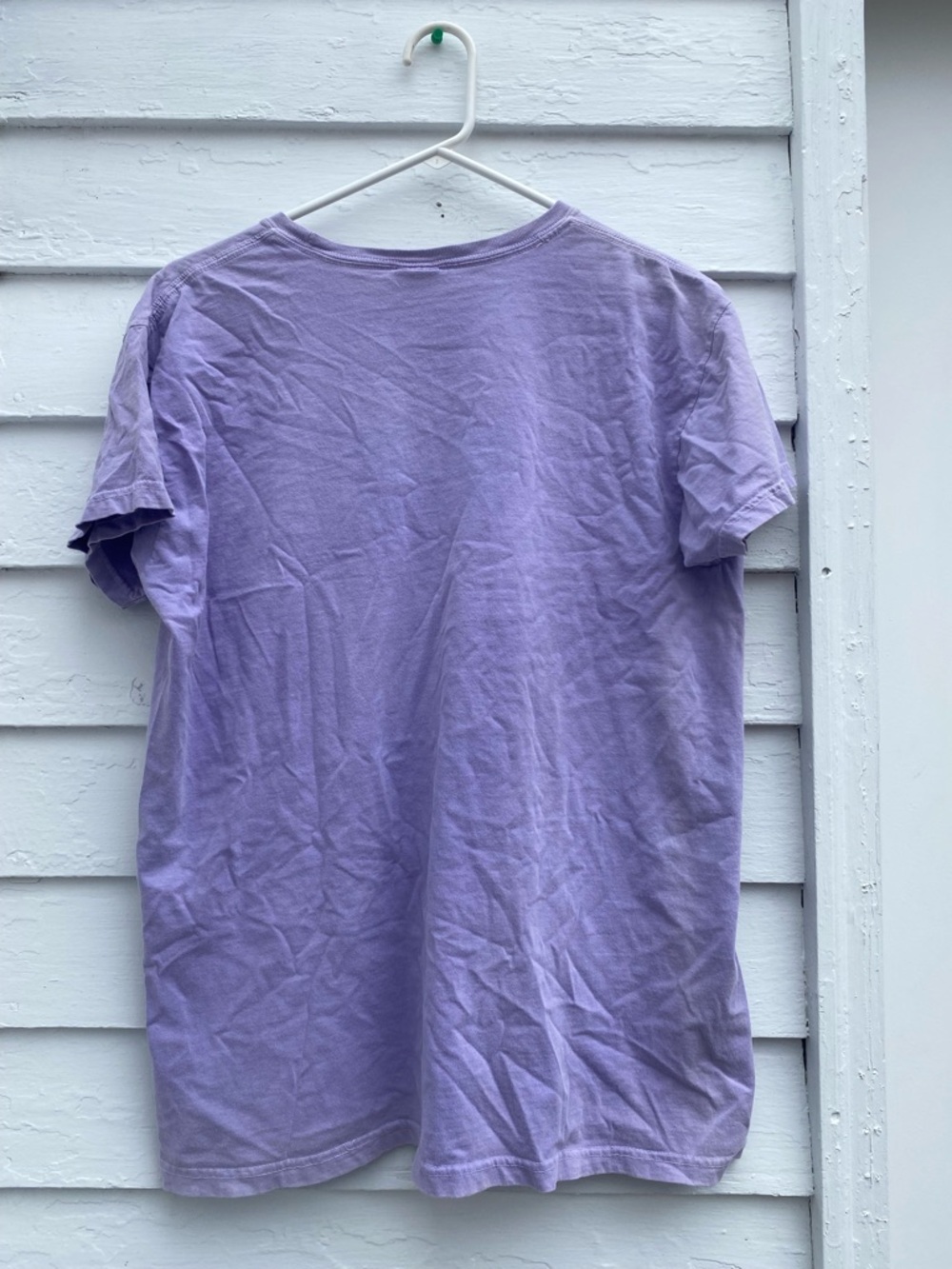 Be Groovy Lavender Short Sleeve Tee Cat TieDye Funky Graphic - Picture 6 of 6